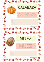 Vista previa - Hojas de trabajo - VOCABULARIO OTOÑO SUPERPROFESCONCHISPA - página 3