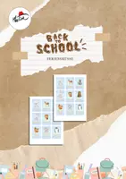 Vorschau - Anderer Materialtyp - Back to school - Begrüßungsgeschenk/Ferienwimpel Tiere - Deckblatt