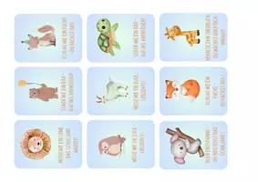 Vorschau - Anderer Materialtyp - Back to school - Begrüßungsgeschenk/Ferienwimpel Tiere - Seite 1