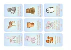 Vorschau - Anderer Materialtyp - Back to school - Begrüßungsgeschenk/Ferienwimpel Tiere - Seite 2