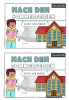 Vorschau - Arbeitsblätter - Nach den Sommerferien | Lies und mal Heft - Seite 1