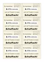 Vorschau - Bildkarten - Willkommensgruß im neuen Schulfach - Seite 1