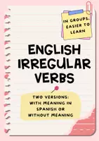 Vista previa - Tarjetas / Manipulativos - Irregular Verbs_in groups_meaning in Spanish - Portada