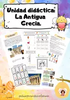 Vista previa - Unidades / Secuencias / Situaciones de Aprendizaje - Unidad didáctica: La Antigua Grecia. - Portada