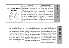 Vorschau - Arbeitsblätter - Leporello - Die Messe erklärt - Deckblatt