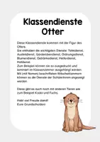 Vorschau - Poster - Otter Klassendienste Otterklasse - Seite 1