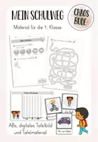 Vorschau - Arbeitsblätter - Mein Schulweg - Verkehrserziehung in Klasse 1 - Deckblatt
