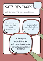 Vorschau - Präsentationen/Tafelbilder - PDF fürs Smartboard: Satz des Tages/Satz der Woche - Deckblatt