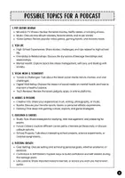 Vorschau - Merkblätter - Creating your own podcast (Method Sheet + Topics) - Seite 3