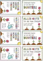 Vorschau - Mal- und Bastelvorlagen - Blumenmurmeln - Schuljahresanfang Begrüßung / Geschenkidee - Seite 3