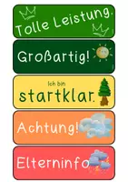 Vorschau - Bildkarten - Lernwetter (Lernampel) für die Waldklasse - Seite 2