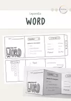 Vorschau - Arbeitsblätter - Medienbildung - Leporello „Word“ - Deckblatt