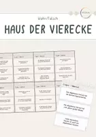 Vorschau - Spiele - Wahr/Falsch-Spiel Aussagen „Haus der Vierecke“ - Deckblatt