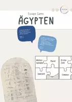 Vorschau - Arbeitsblätter - Escape Game - altes Ägypten - Deckblatt