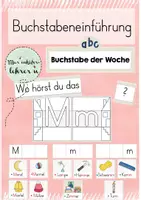 Vorschau - Präsentationen/Tafelbilder - Buchstabeneinführung M m - Deckblatt