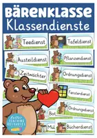 Vorschau - Merkblätter - Klassendienste Bärenklasse - Deckblatt