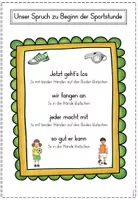 Vorschau - Poster - Sport - Begrüßungsritual für den Sportunterricht - Seite 1