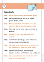 Vorschau - Aufgabenkarten - 13 tierische Dialoggeschichten aus dem Alltag – Band 2 (Klasse 2) – Leseförderung, Partnerlesen & Vorlesetheater - Seite 1