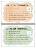 Vorschau - Mal- und Bastelvorlagen - Erweiterbare Stellenwerttafel (Übung im Stellenwertsystem) - Seite 3