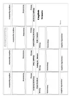 Vorschau - Mal- und Bastelvorlagen - Faltheft English Tenses - Seite 1