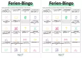 Vorschau - Spiele - Ferien-BINGO: Der spaßige Einstieg nach den Ferien - Seite 1