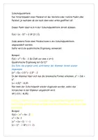 Vorschau - Arbeitsblätter - Die Scheitelpunktform Erklärung Aufgaben Lösungen - Seite 1