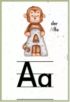 Vorschau - Poster - Bayern Druckschrift - Buchstabenposter bzw. Lautplakate mit Tieren - Seite 2