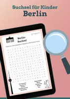 Vorschau - Spiele - Suchsel für Kinder: Berlin - Deckblatt