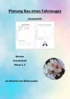 Vorschau - Arbeitsblätter - Sparpaket - Bau eines Fahrzeuges inkl. TÜV - Deckblatt