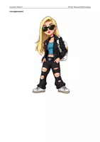 Vorschau - Arbeitsblätter - Personenbeschreibung - lesen, verstehen und zeichnen - Seite 1