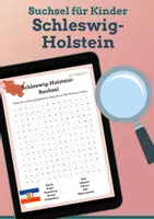 Vorschau - Spiele - Suchsel für Kinder: Schleswig-Holstein - Deckblatt
