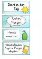 Vorschau - Fördermaterial/Inklusion - Start in den Tag / Ankommen am Morgen (Orientierungshilfe) - Seite 1