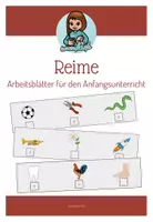 Vorschau - Arbeitsblätter - Arbeitsblätter Reime - 1. Klasse Grundschule - Deckblatt