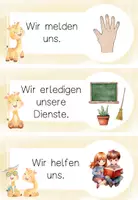 Vorschau - Merkblätter - Klassenregeln „Giraffenklasse“ – für ein friedliches Miteinander im Klassenzimmer mit dem Klassentier Giraffe - Seite 2