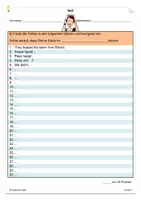 Vorschau - Test - Englischtest blanko / Französischtest blanko / Vorlage für Sprachen - Seite 3