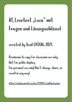 Vorschau - Arbeitsblätter - A1, Lesetext „Luca“ mit Fragen - Seite 2