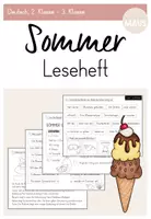 Vorschau - Arbeitsblätter - Leseheft: Sommer (2. Klasse - 3. Klasse) - Leseförderung - Deckblatt