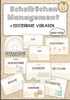 Vorschau - Poster - Schulküchen - Management im BOHO-Style - Deckblatt