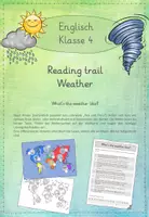 Vorschau - Arbeitsblätter - Reading Trail: What's the weather like? - Deckblatt