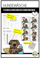 Vorschau - Unterrichtsreihen - Vorgangsbeschreibung - Hundewäsche - Übungsmaterial - Deckblatt