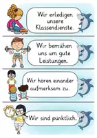 Vorschau - Poster - Klassenregeln Haiklasse Klassentier Hai - Seite 2