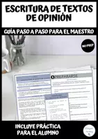 Vista previa - Unidades / Secuencias / Situaciones de Aprendizaje - Escribir ensayos de opinion paso a paso - Portada