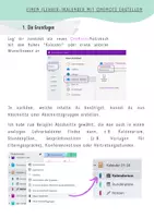 Vorschau - Lehrpläne/Lehrermaterial - OneNote: Anleitung Kalender / Lehrerkalender erstellen - Seite 2