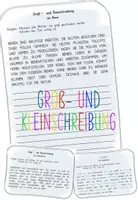 Vorschau - Arbeitsblätter - Übungstexte Groß- und Kleinschreibung - Deckblatt