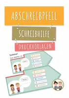 Vorschau - Anderer Materialtyp - Abschreibpfeil – Schreib-/Lesehilfe - Deckblatt