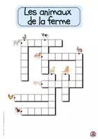 Vorschau - Arbeitsblätter - Animaux de la ferme (les mots croisés en images) Kreuzworträtsel - Seite 2
