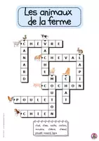 Vorschau - Arbeitsblätter - Animaux de la ferme (les mots croisés en images) Kreuzworträtsel - Seite 3