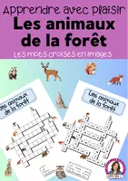 Vorschau - Spiele - Materialpaket- Les animaux - les mots croisés en images (Kreuzworträtsel) - Seite 1