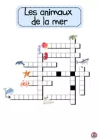 Vorschau - Arbeitsblätter - Les animaux de la mer (les mots croisés en images) Kreuzworträtsel - Seite 2