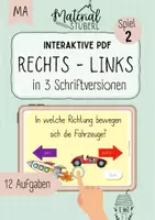 Vorschau - Stationenlernen - Spielepaket - Rechts oder links - interaktive PDF #rabattraketenzusalevester25 - Seite 1